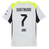 Camisa de Futebol Borussia Dortmund Jobe Bellingham #7 Equipamento Secundário 2025-26 Manga Curta Camisa de Futebol Borussia Dortmund Jobe Bellingham #7 Equipamento Secundário 2025-26 Manga Curta